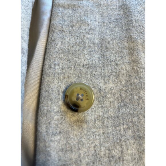Wilfred Italy Wool Cashmere Cocoon Coat Jacket Womens M Grey - Picture 8 of 13